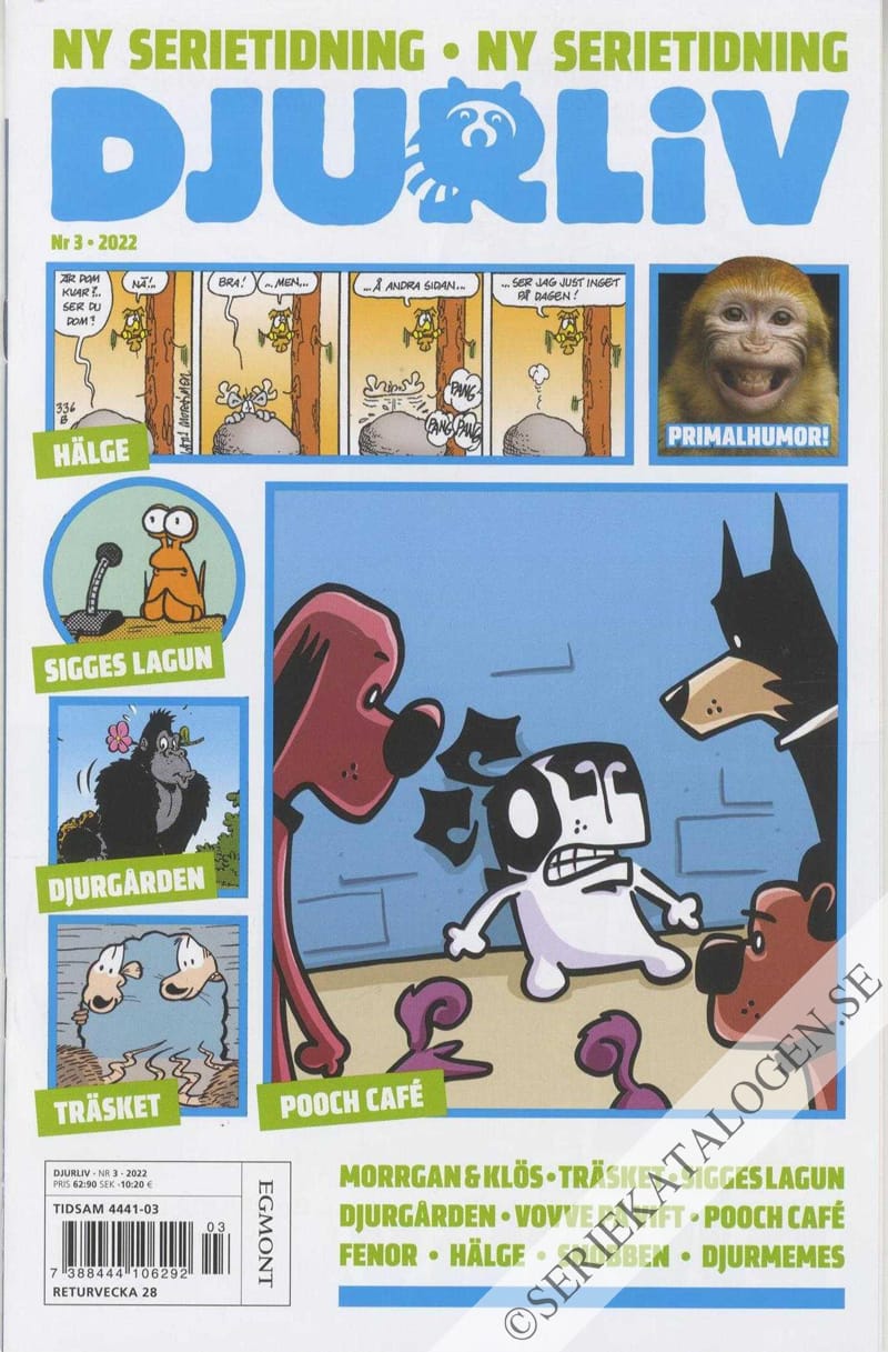 Framsida på Djurliv #3 (2022)