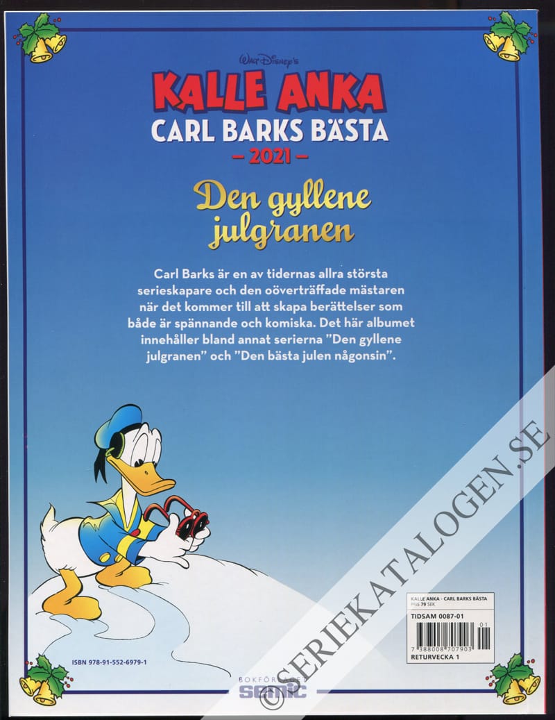 Baksida på Den gyllene julgranen (2021)