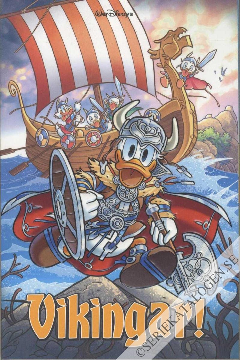 Framsida på Kalle Ankas pocket special Vikingar! (2022)