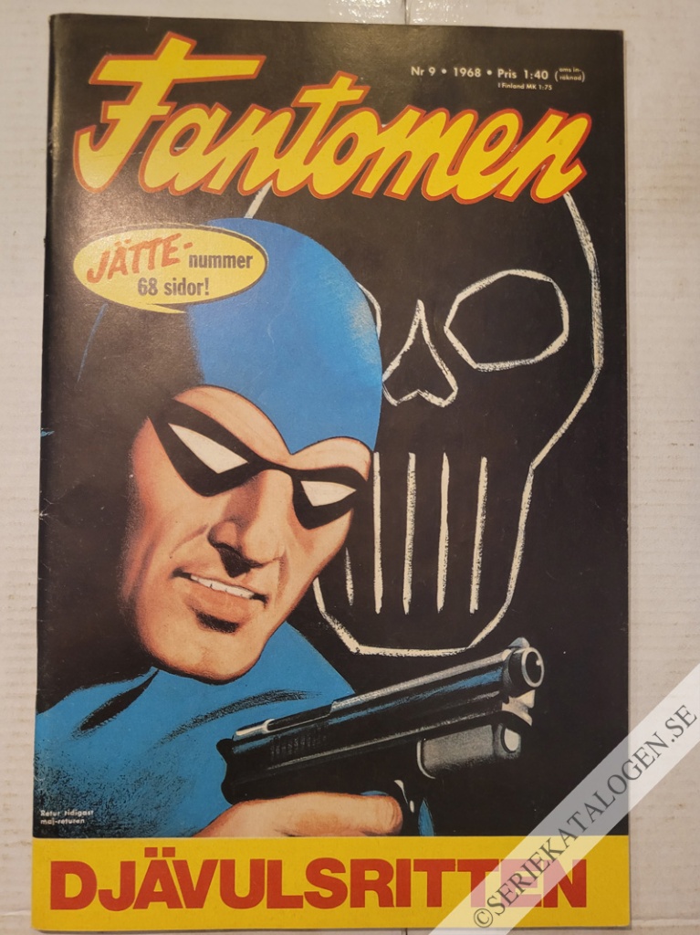 Framsida på Fantomen #9 (1968)