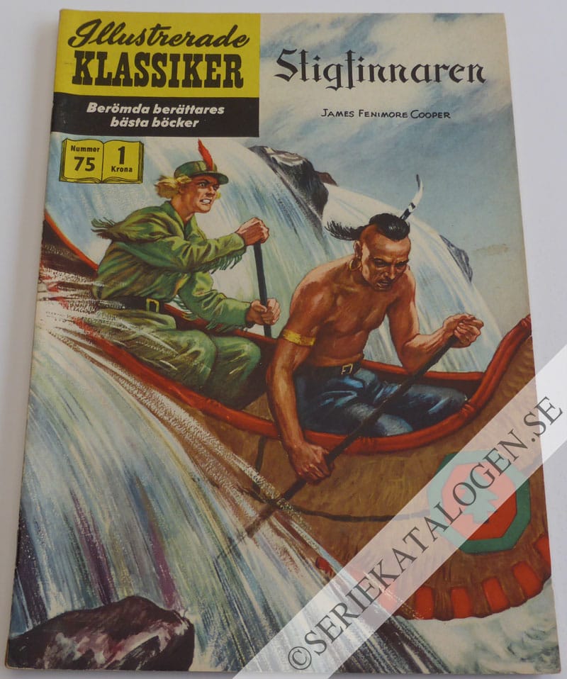 Framsida på Illustrerade Klassiker #75 - Stigfinnaren (1959)