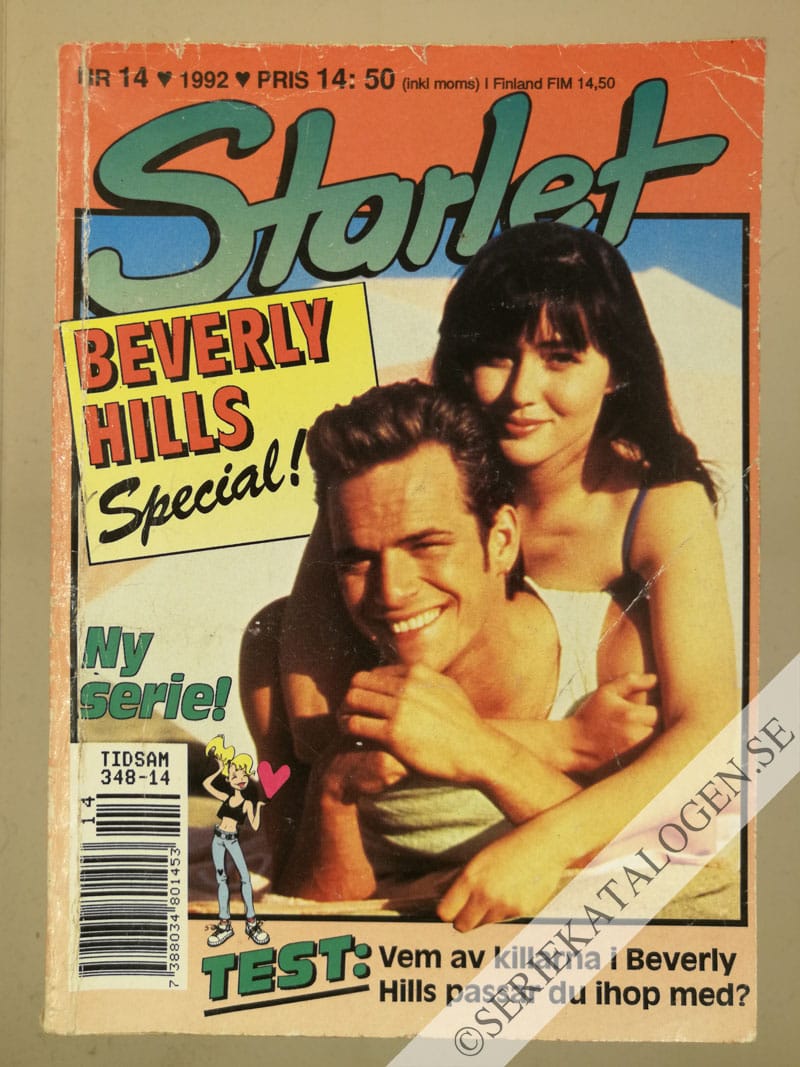 Framsida på Starlet #14 (1992)