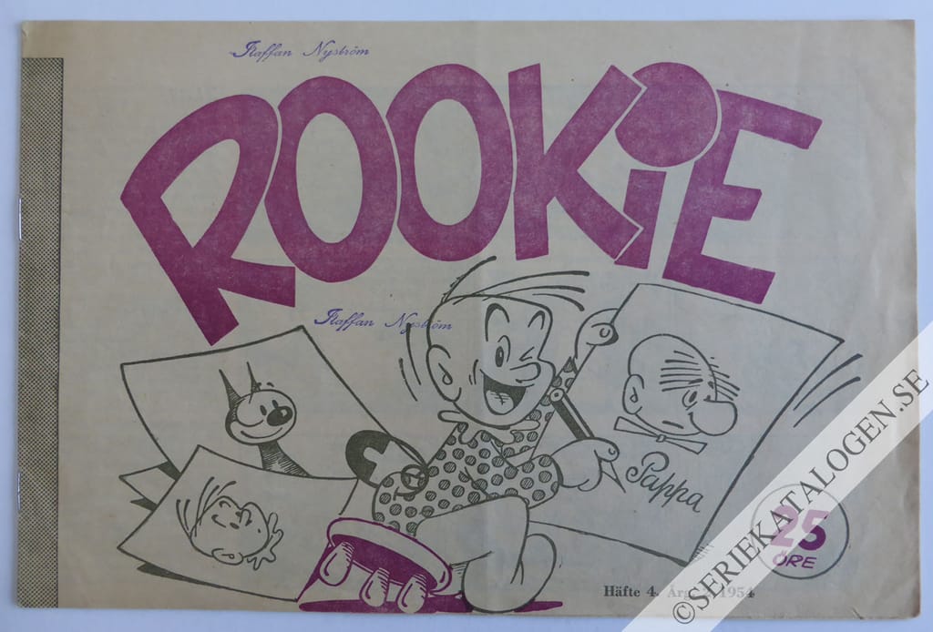 Framsida på Rookie #4 (1954)