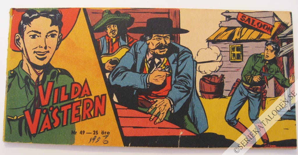 Framsida på Vilda Västern #49 (1956)