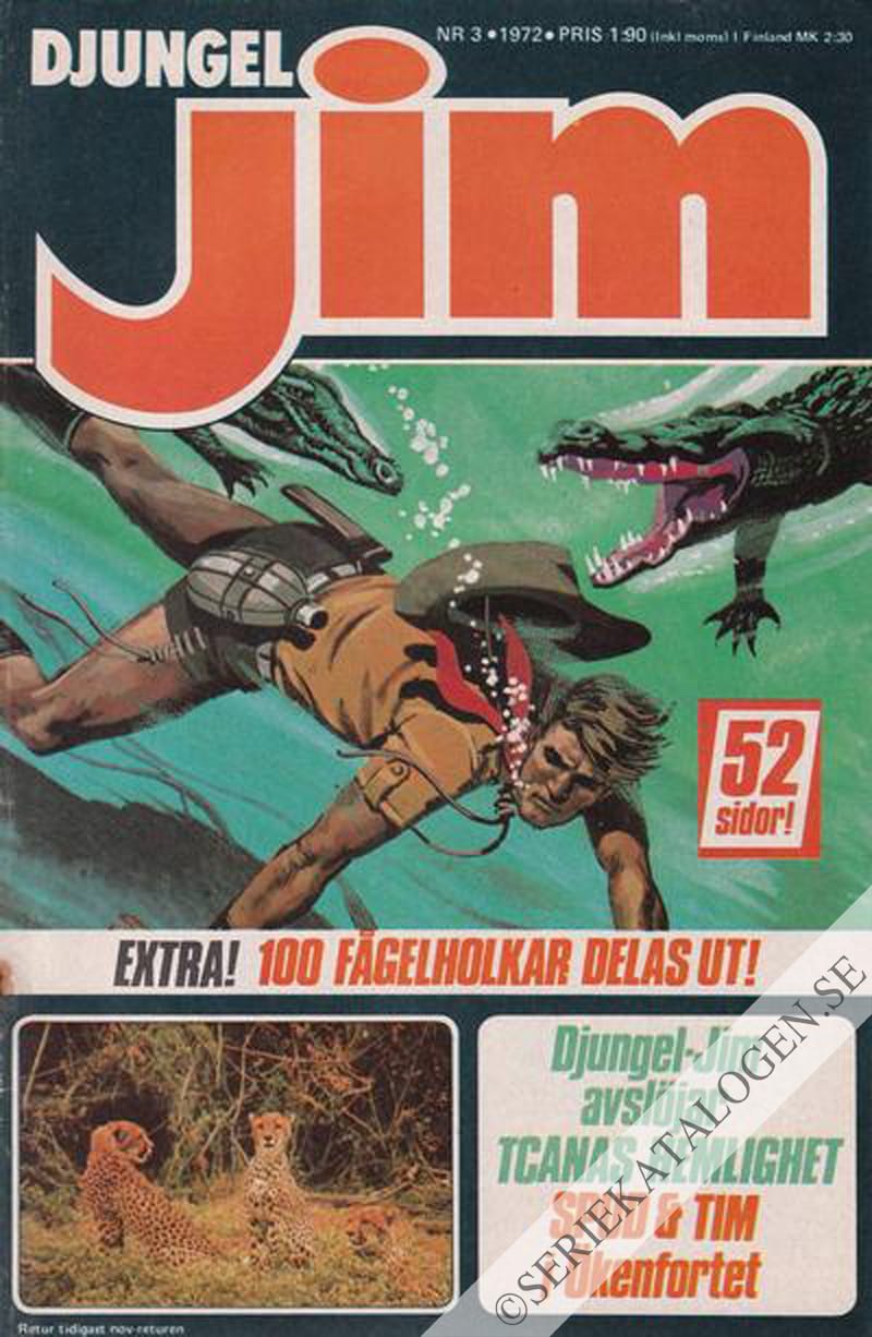 Framsida på Djungel-Jim #3 (1972)