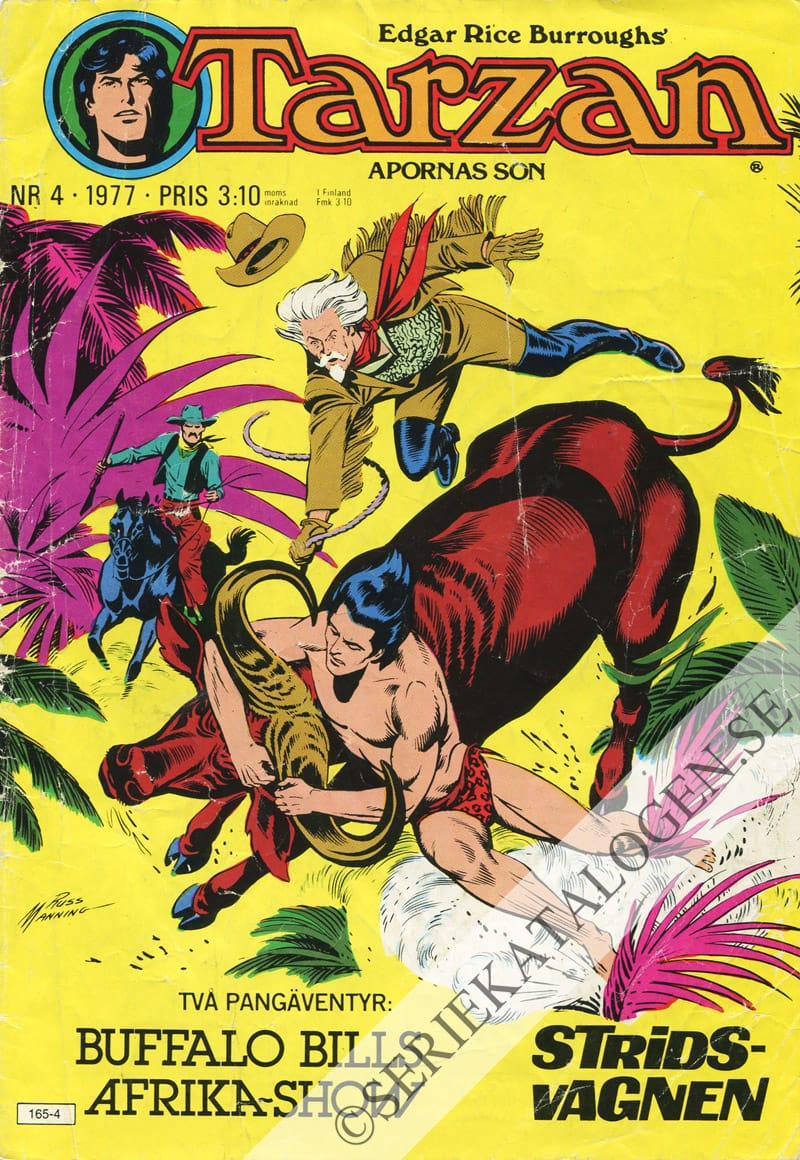 Framsida på Tarzan #4 (1977)