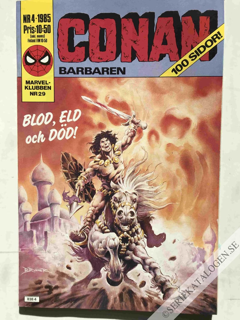 Framsida på Conan #4 (1985)