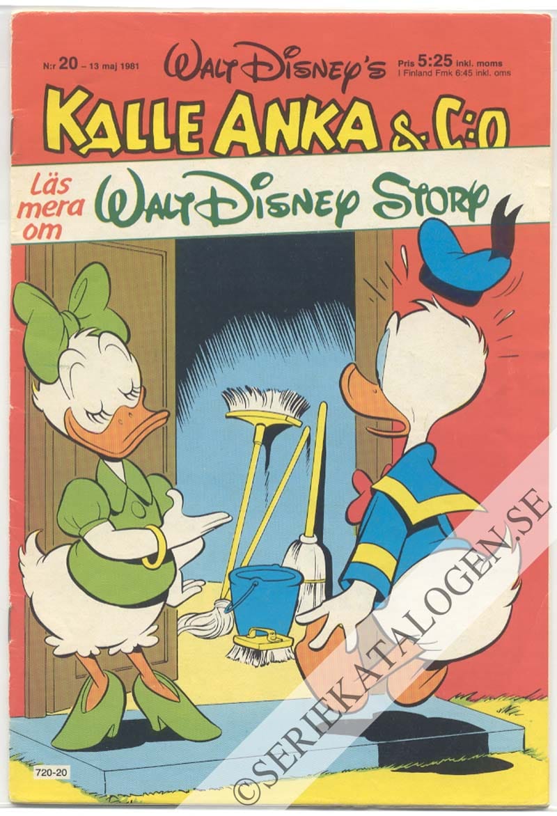 Framsida på Kalle Anka & C:o #20 (1981)