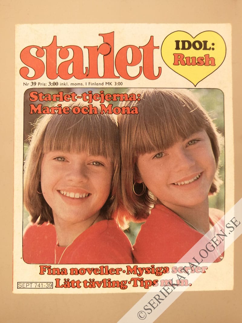 Framsida på Starlet #39 (1977)