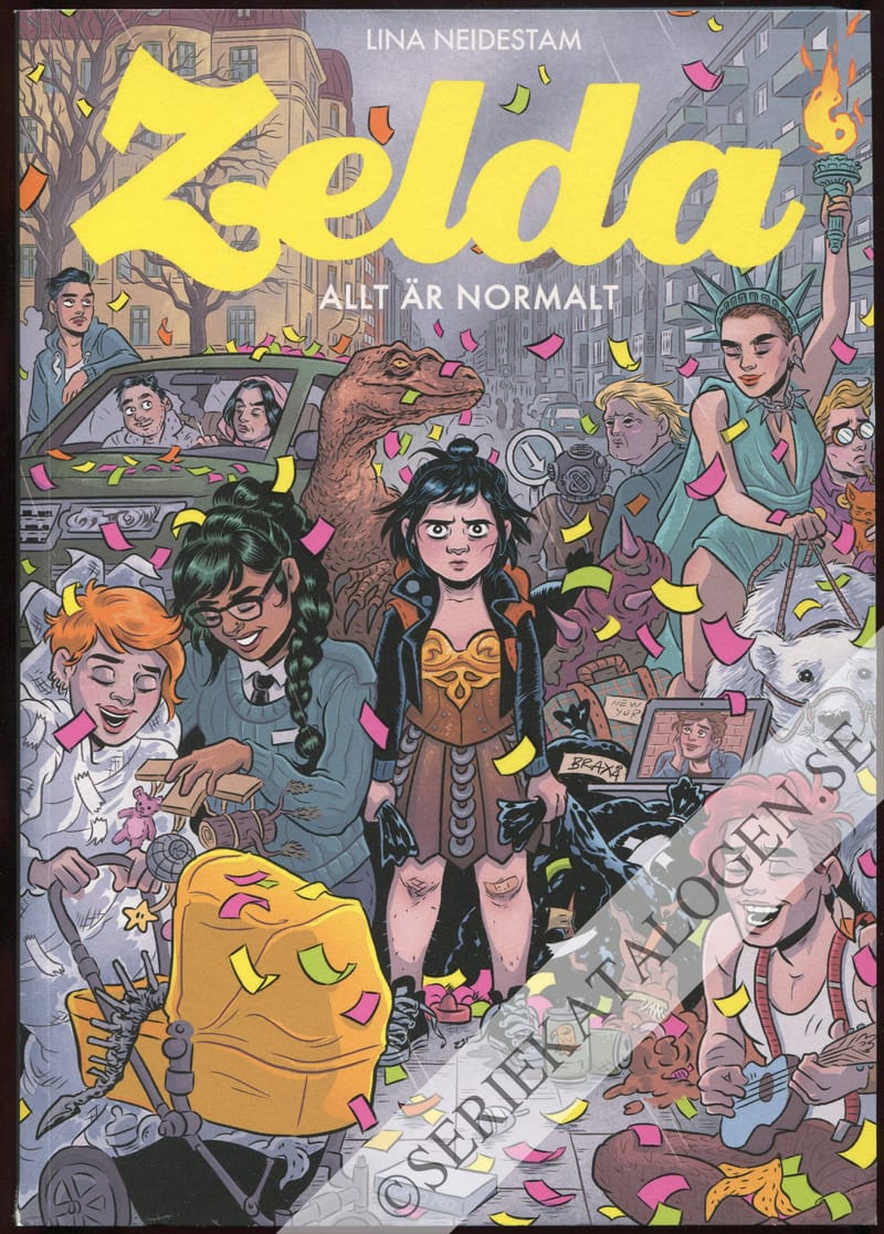 Framsida på Zelda Allt är normalt (2017)
