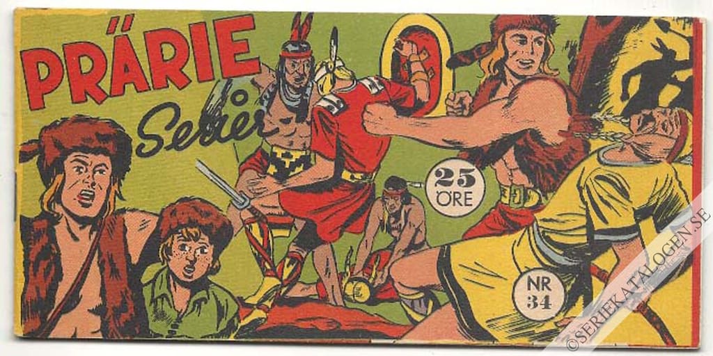 Framsida på Prärie-serier #34 (1957)