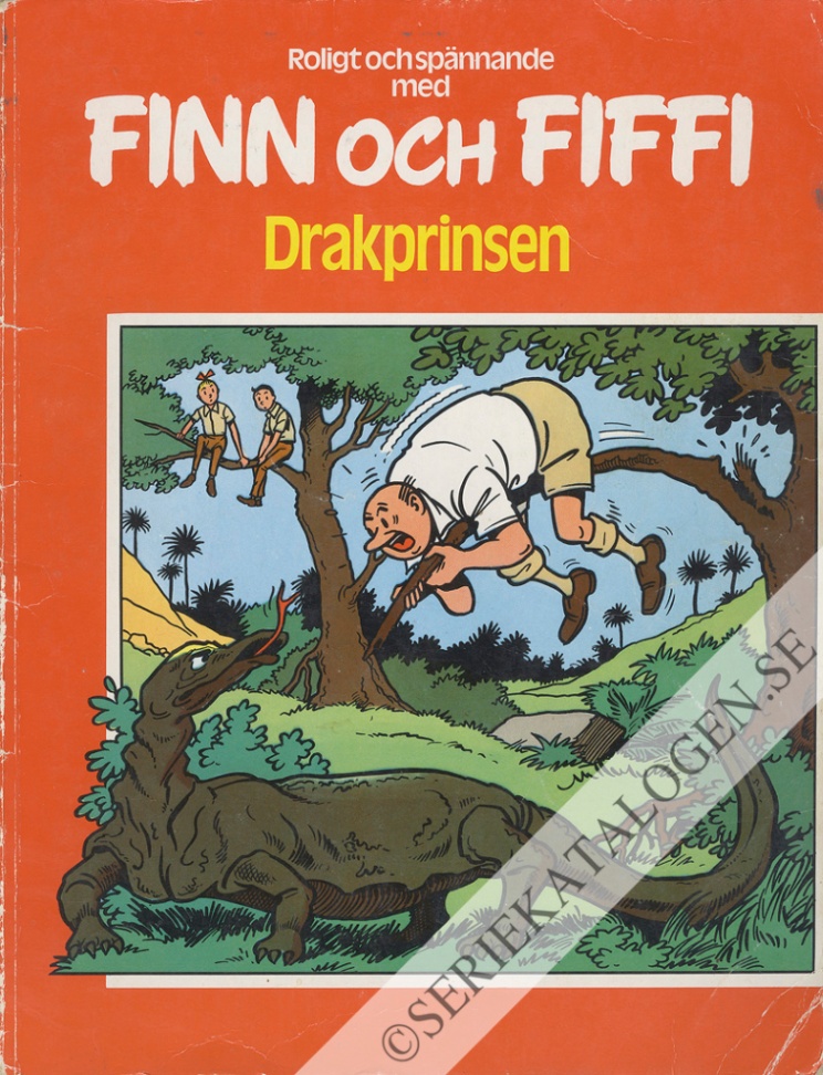 Framsida på Finn och Fiffi #36 - Drakprinsen (1979)