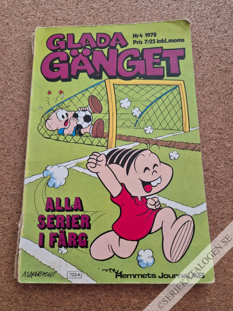 Framsida på Glada gänget #4 (1978)