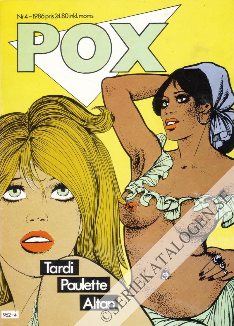Framsida på Pox #4 (1986)