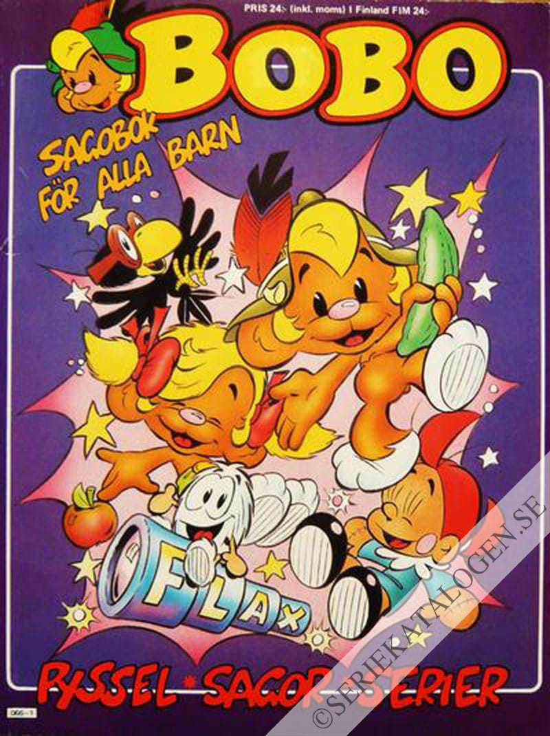 Framsida på Bobo Bobo - sagobok för alla barn - Pyssel Sagor Serier (1987)