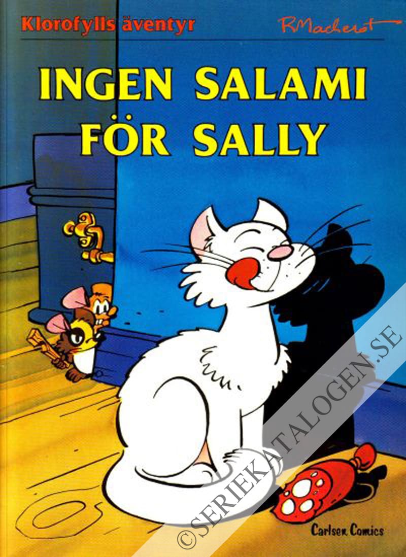 Framsida på Klorofylls äventyr Ingen salami för Sally (1979)