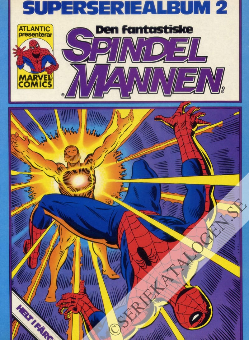 Framsida på Den fantastiske Spindelmannen Superseriealbum2 (1979)