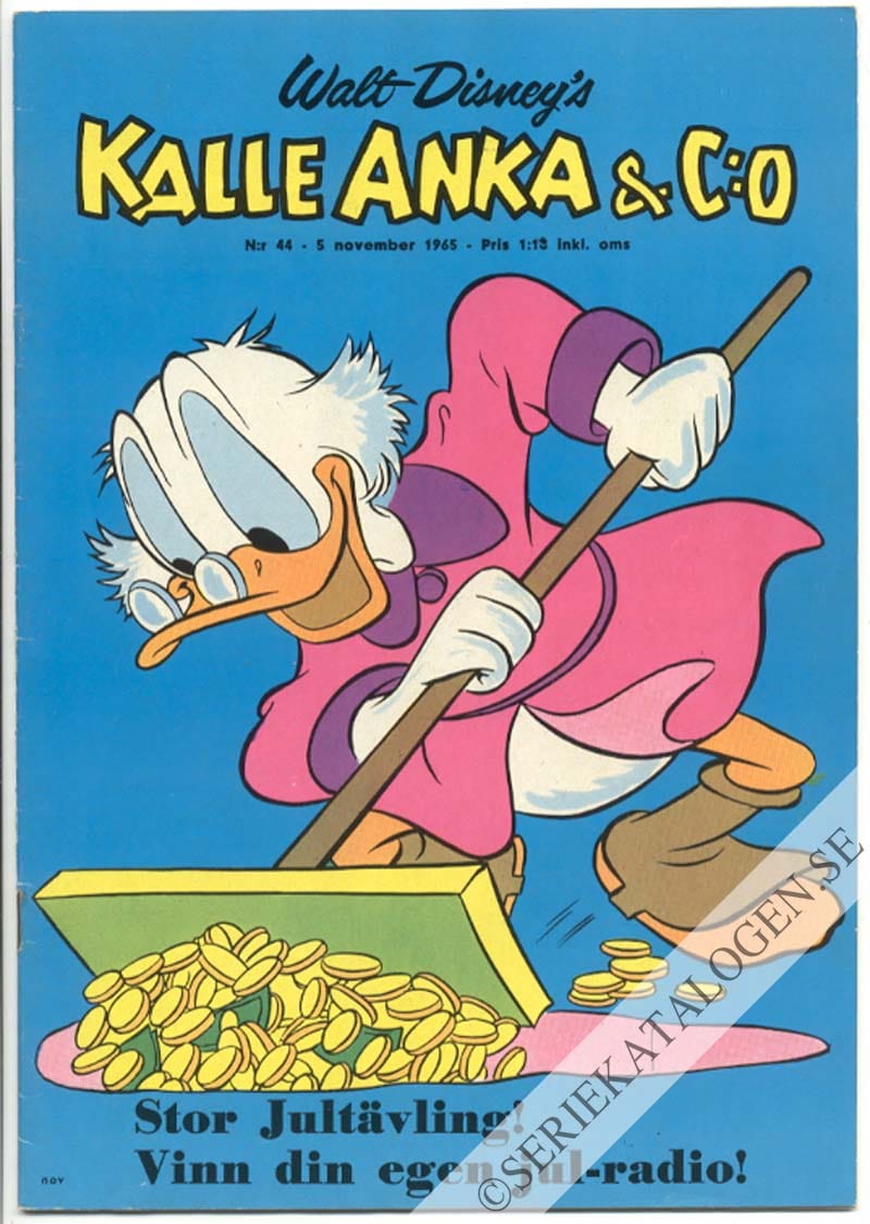 Framsida på Kalle Anka & C:o #44 (1965)