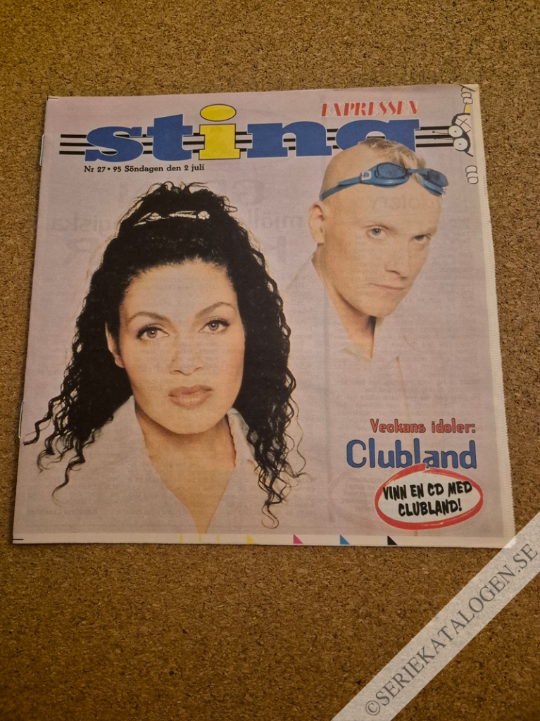Framsida på Sting-Expressen #27 (1995)