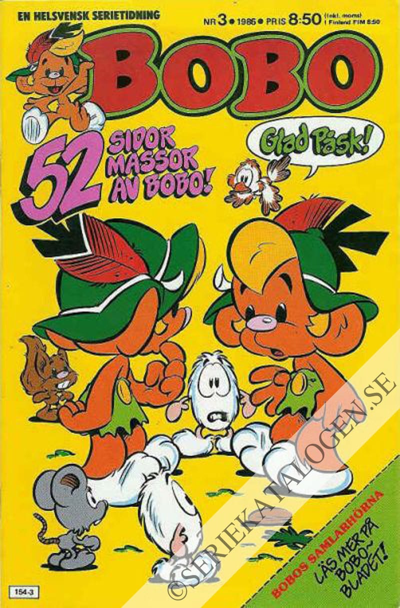 Framsida på Bobo #3 (1986)