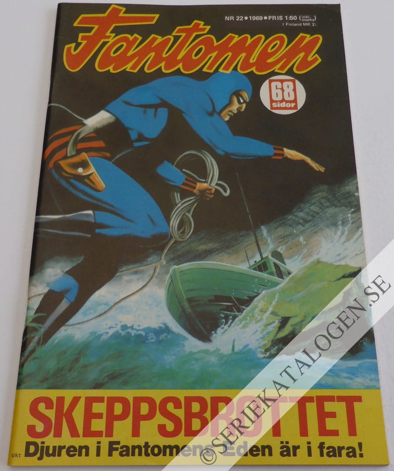 Framsida på Fantomen #22 (1969)