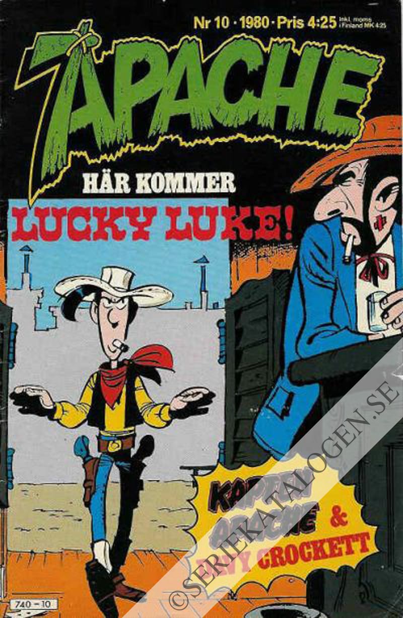 Framsida på Apache #10 (1980)