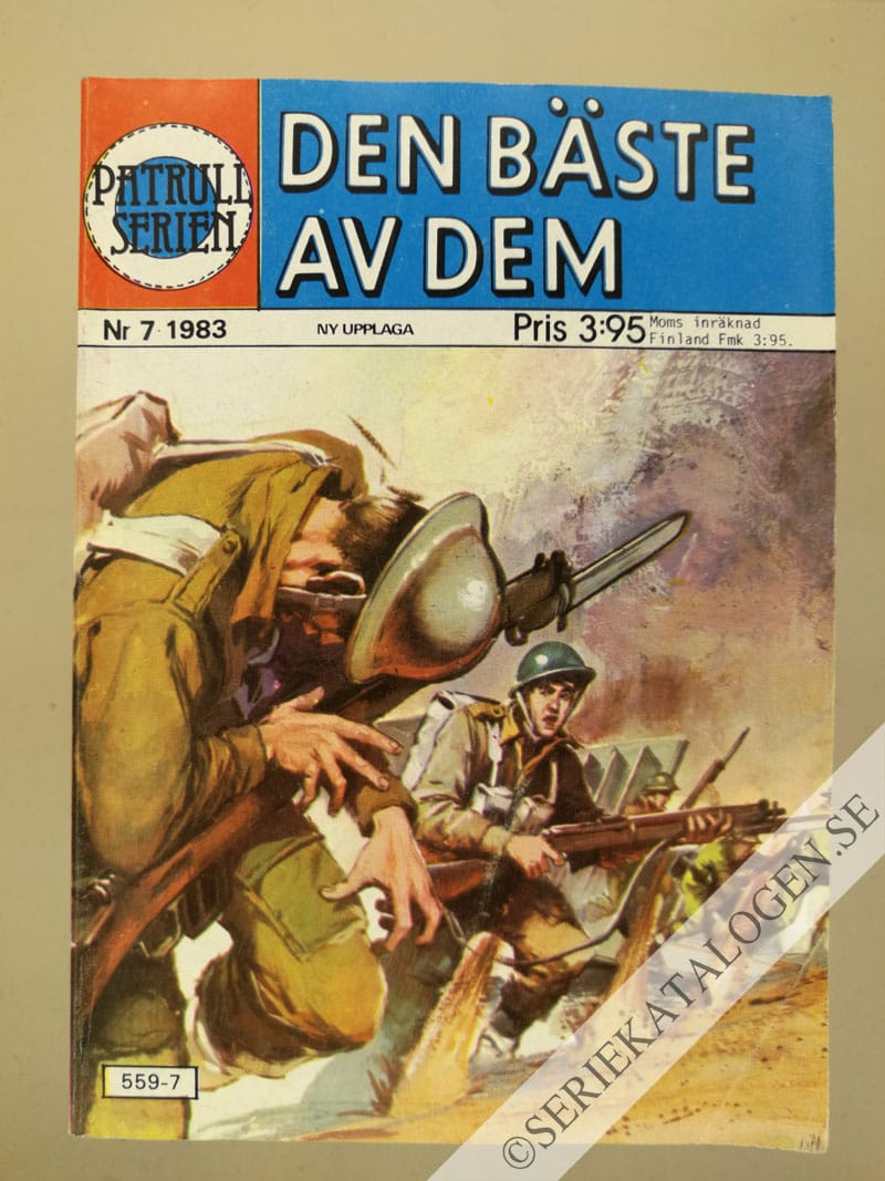 Framsida på Patrullserien #7 - Den bäste av dem (1983)
