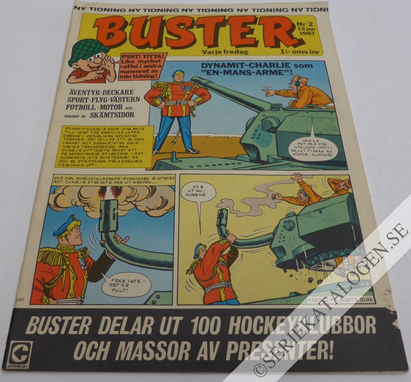 Framsida på Buster #2 (1967)