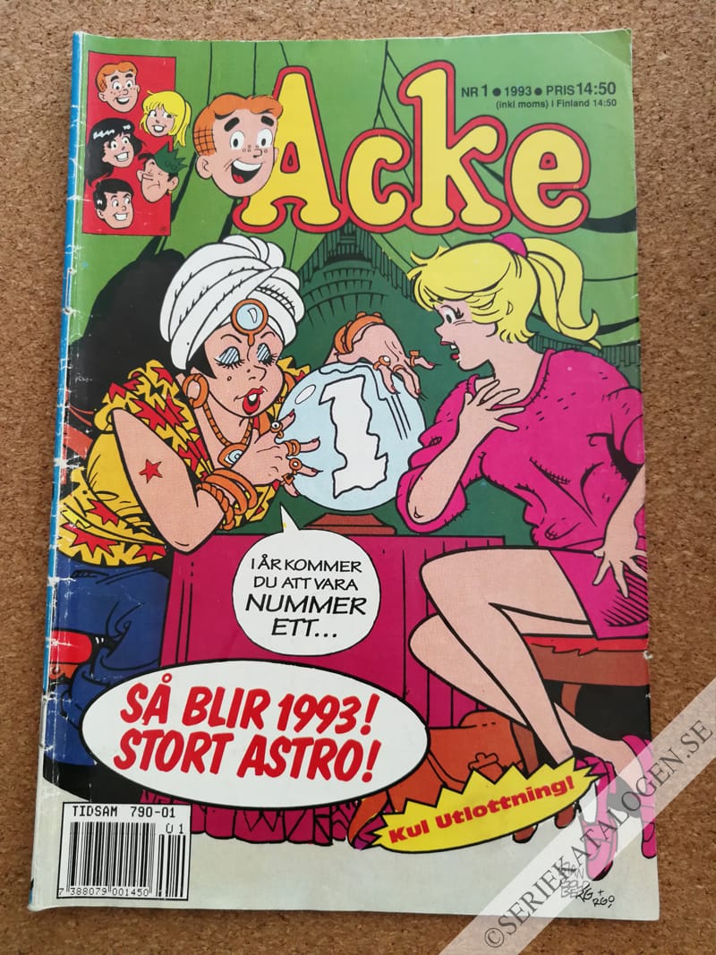 Framsida på Acke #1 (1993)