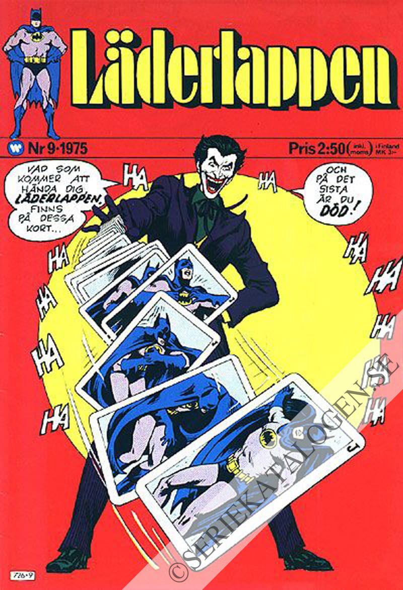 Framsida på Läderlappen och Robin #9 (1975)