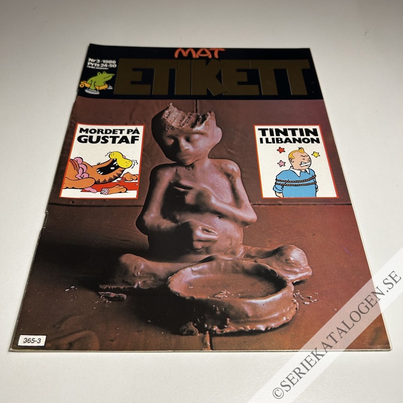 Framsida på Etikett #3 (1986)