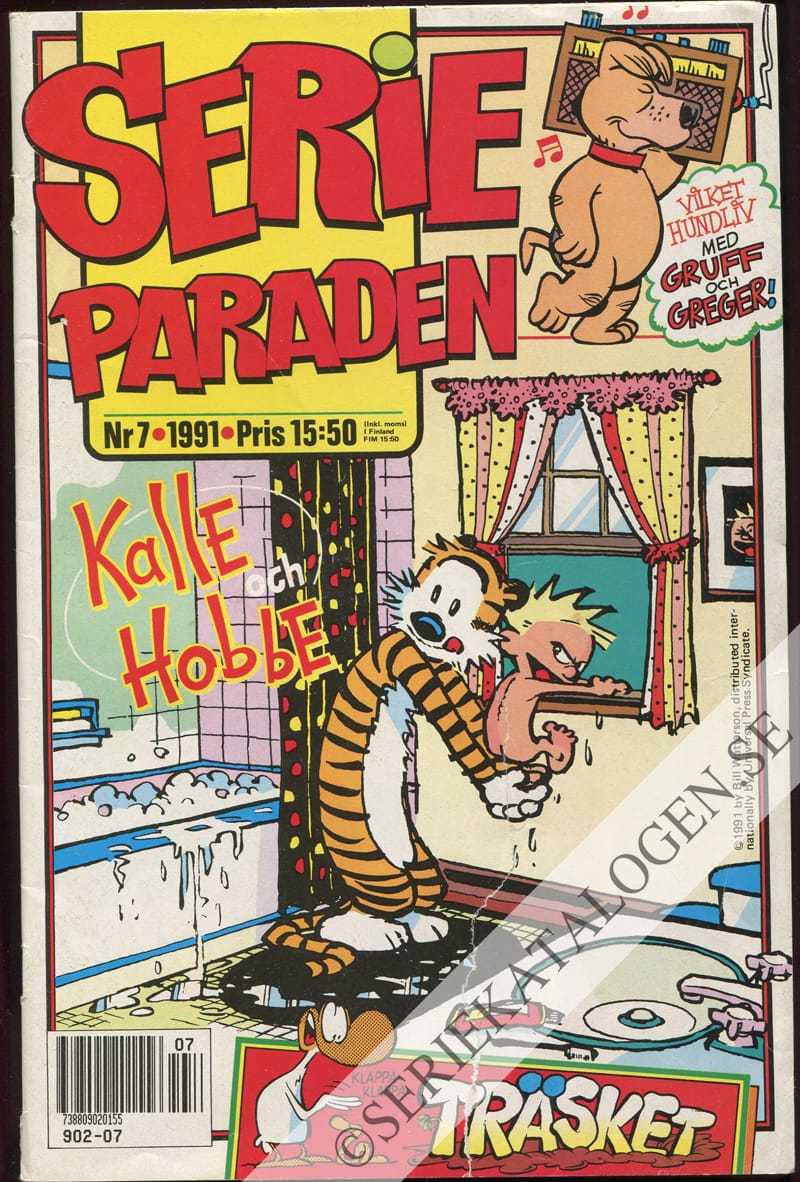 Framsida på Serie-paraden #7 (1991)