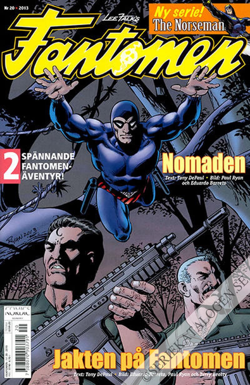 Framsida på Fantomen #20 (2013)