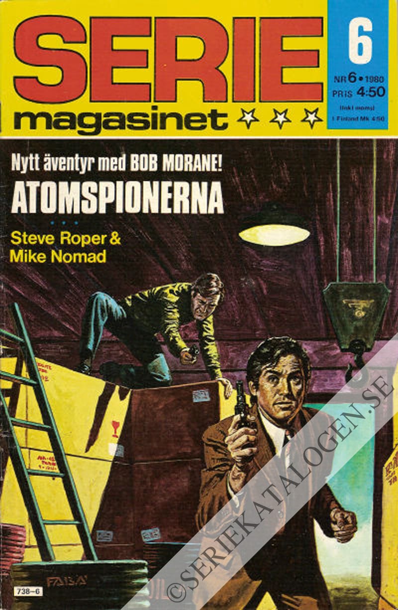 Framsida på Seriemagasinet #6 (1980)
