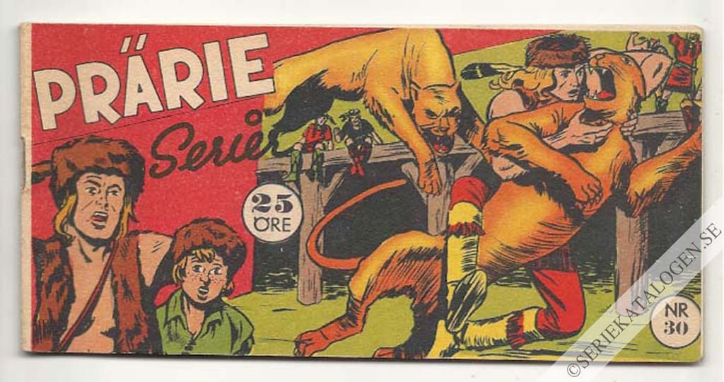 Framsida på Prärie-serier #30 (1957)