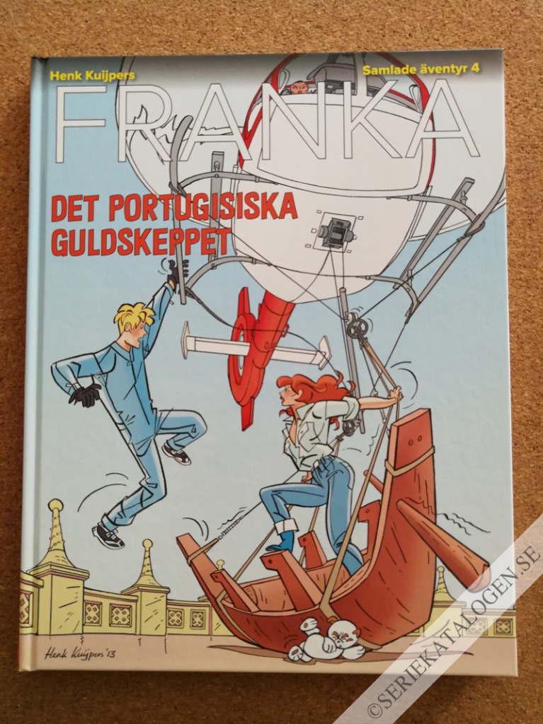 Framsida på Franka Det portugisiska guldskeppet (2022)