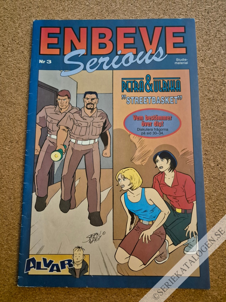 Framsida på Enbeve Serious #3 (1998)
