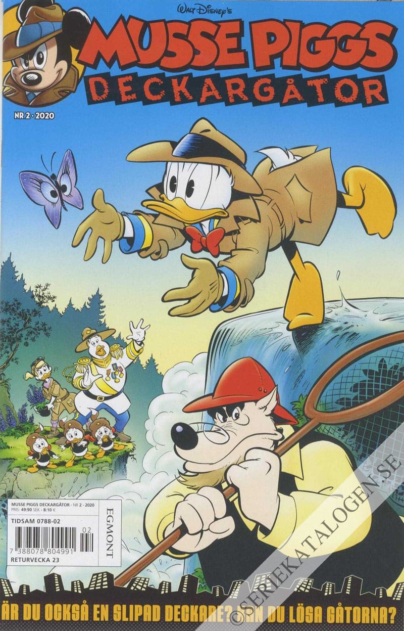 Framsida på Musse Piggs deckargåtor #2 (2020)