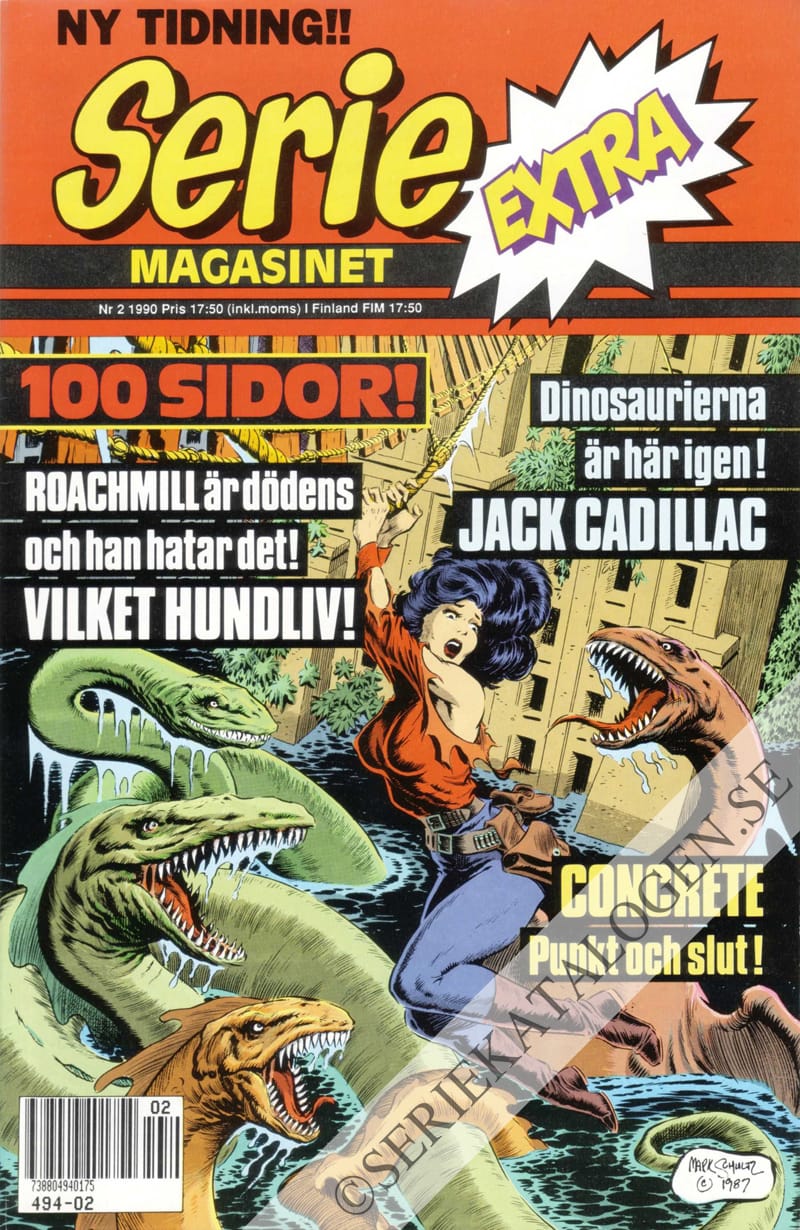 Framsida på Seriemagasinet extra #2 (1990)