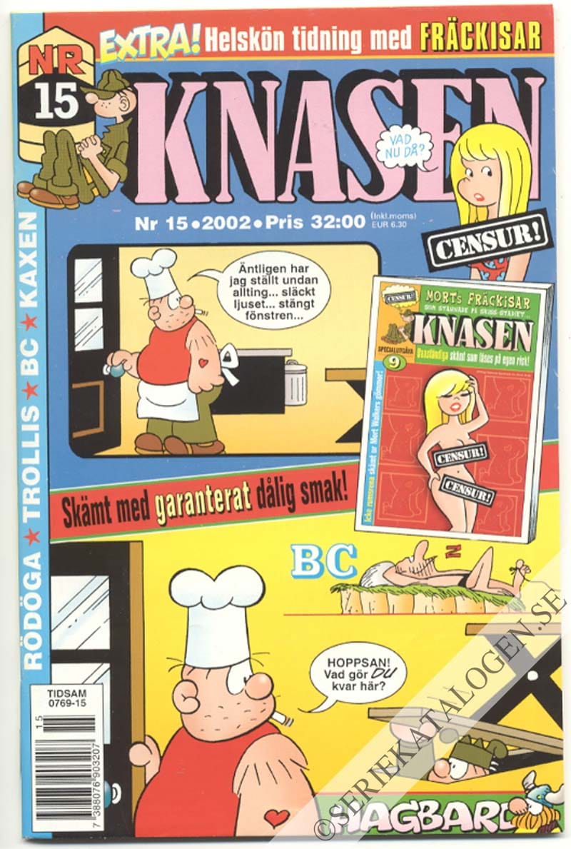 Framsida på Knasen #15 (2002)