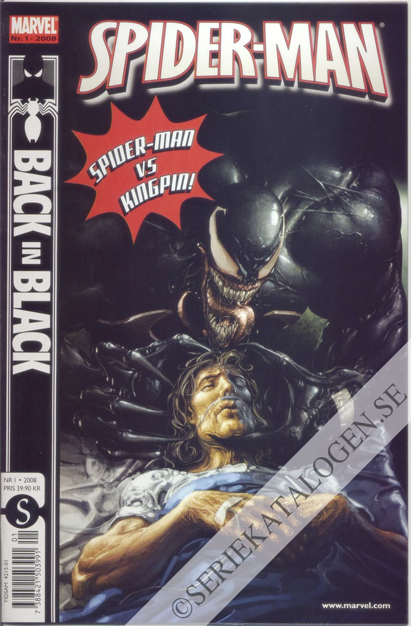 Framsida på Spider-Man #1 (2008)