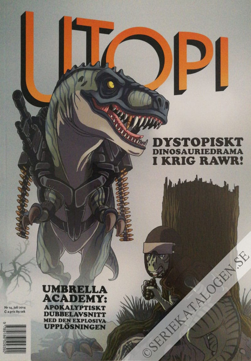 Framsida på Utopi magasin #14 (2014)