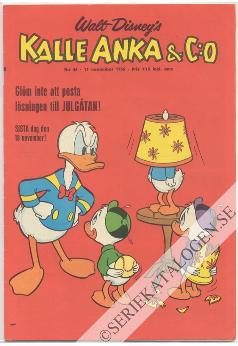 Framsida på Kalle Anka & C:o #46 (1966)