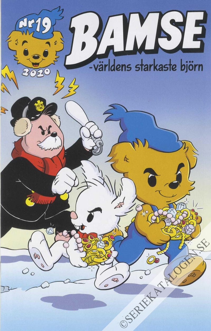 Framsida på Bamse #19 (2020)