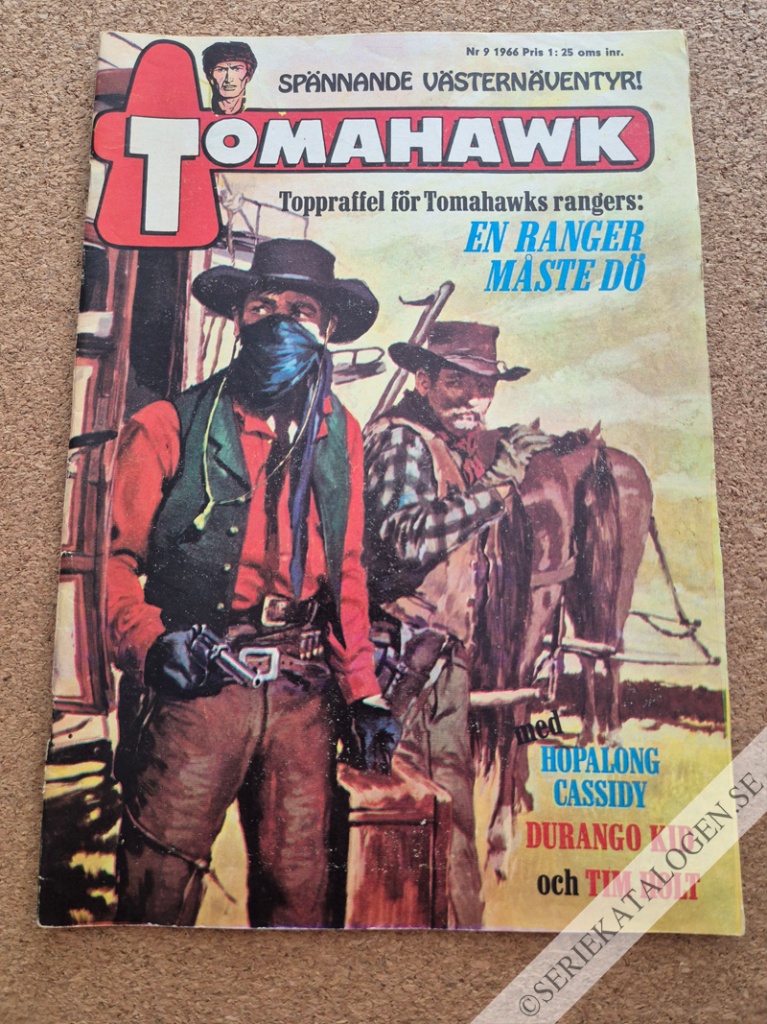 Framsida på Tomahawk #9 (1966)