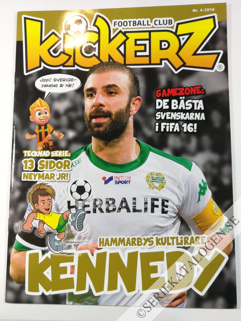 Framsida på Kickerz Football Club #4 (2016)