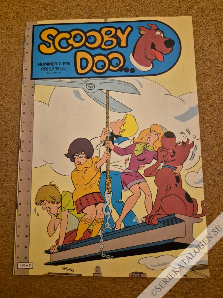 Framsida på Scooby Doo #7 (1976)