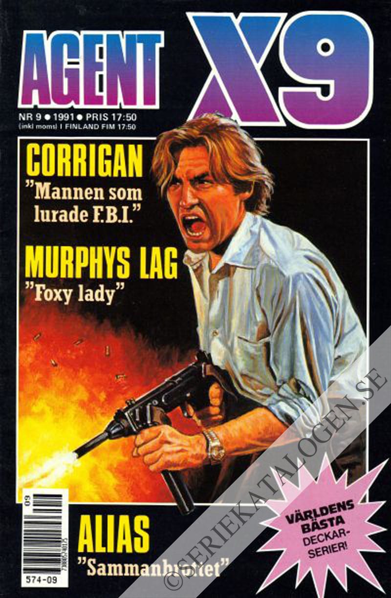 Framsida på Agent X9 #9 (1991)