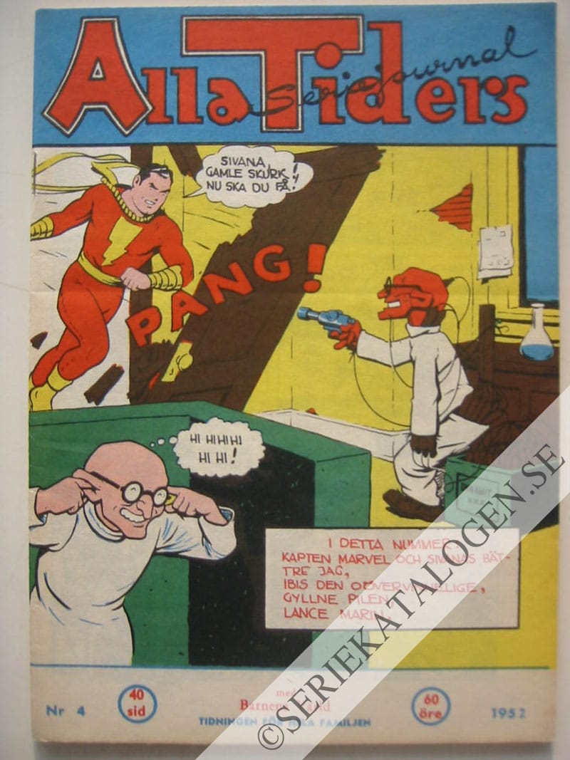 Framsida på Alla tiders seriejournal #4 (1952)