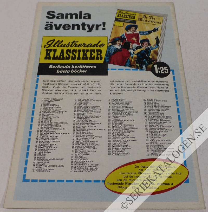 Baksida på Svarta Panterns hemlighet (1967)